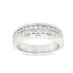 Pre Owned 18ct White Gold Diamond Band ZX295